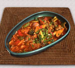 Vegetables Hot Garlic Sauce