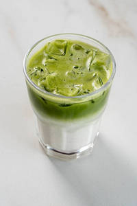 Iced Almond Vanilla Matcha