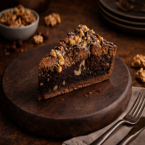 Choco Walnut Pie