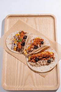 Spicy Tofu Soft Tacos