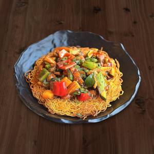 Veg Pan Fried Noodles