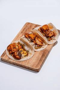 Grilled Potatoes Soft Tacos