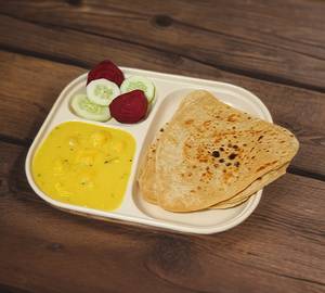 4 Plain Paratha With Kadi
