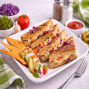 Cheese & Chilly Grilled Sandwich