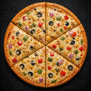Cheese Veggie Supreme Pizza [8 inches]
