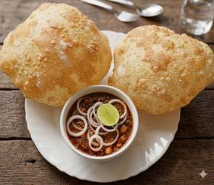Chole Bhature [2 Bhature]