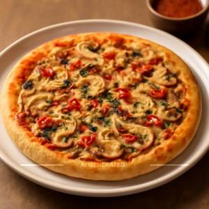 Mushroom Chilli Pizza