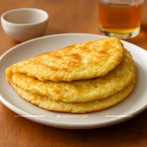 Double egg omelette