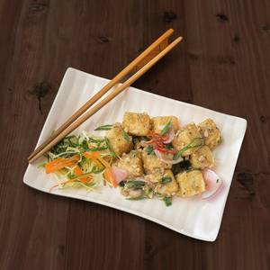 Paneer pepper onion