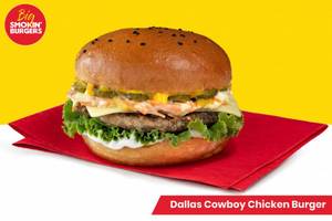 Dallas Cowboy Chicken Burger
