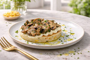 Mushroom Cream Cheese Pancake