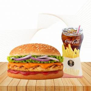 Korean Grill Chicken Burger Meal