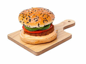 Schezwan Chicken Burger