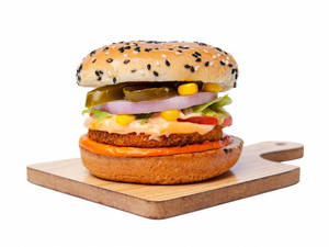 American Cheese Burst Burger