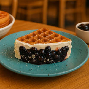Blueberry Cheesecake Waffle