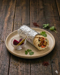 Veg Protein Chunks Shawarma