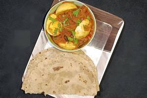 Chapati [1 Big Size] + Egg Masala