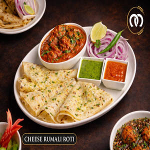 Kathi Rumali With Cheese Rumali Roti