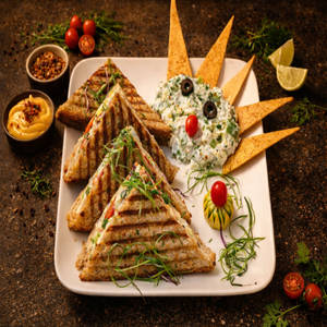 Veggie Crunch Grilled Sandwich