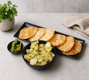 Farali Puri+Sabji