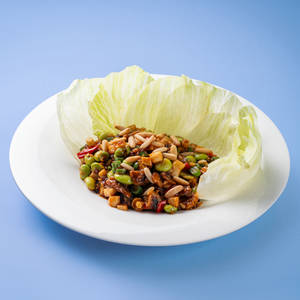 Stir Fried Mock Meat With Edamame