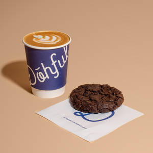 Cappuccino with Choco Brownie Cookie