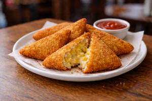 Cheese Corn Triangles