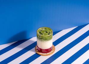 Iced Strawberry Matcha Latte