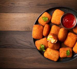 Cheesy corn nuggets [6 pieces]