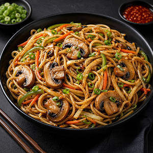 Mushroom Chowmein