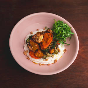 Roasted Veggie Labneh Bowl
