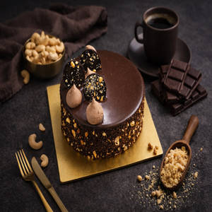 Choco Cashew Cake