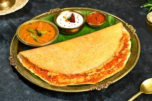 Millet Ghee Podi Dosa