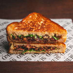 Bacon Onion Grilled Cheese