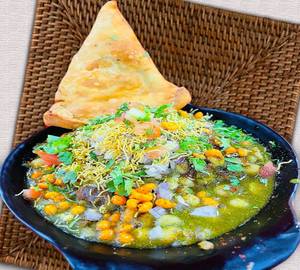 Amul Samosa Chaat
