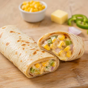 Cheese Corn Veggie Wrap