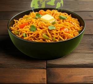 Butter Maggi half with tea