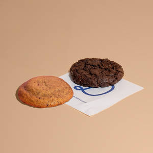 Nutella Lava Cookie with Choco Brownie Cookie