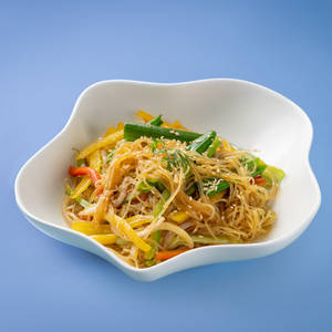 Glass Noodles With Mock Meat And Chinese Cabbage