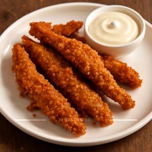 Crispy chicken shawarma
