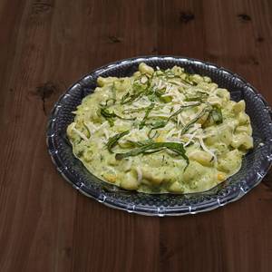 Jain Creamy Basil Pesto Pasta (Green Sauce)