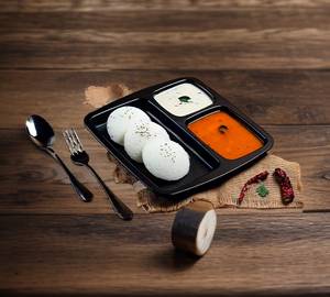 Idli Chutney Sambar [6 Pcs].