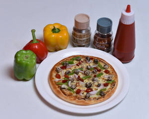 Spicy Mexican Paneer Pizza