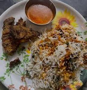 Fish Biryani With Gravy