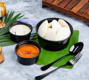 Idli Chutney Sambar [12 Pcs].