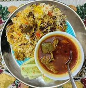 Mutton Biryani With Gravy