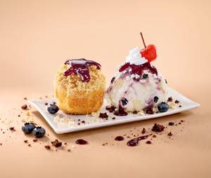 Blueberry Muffin Sundae