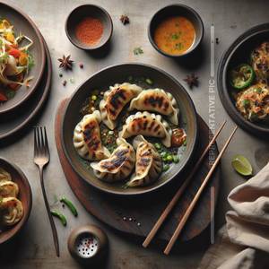 Roasted Smokey Momos