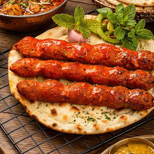 Mutton Dum Seekh Kebab