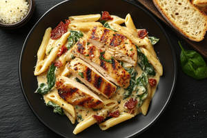 Non-Veg Alfredo Pasta [white Sauce]